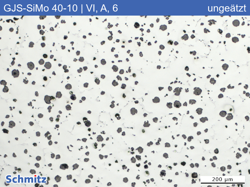 GJS-SiMo 40-10 | 5.3115 | Graphitklassifizierung und Bruchbild im Zugversuch - 02
