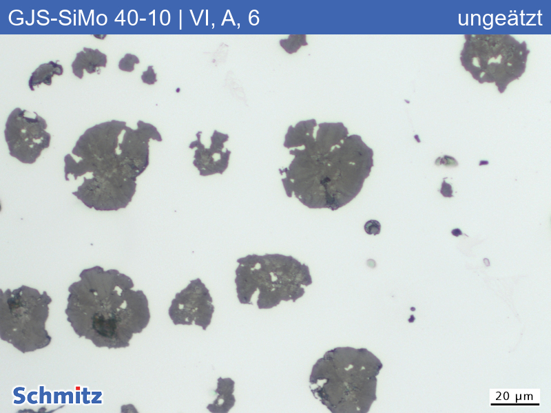 GJS-SiMo 40-10 | 5.3115 | Graphitklassifizierung und Bruchbild im Zugversuch - 04
