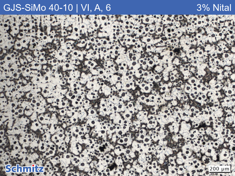 GJS-SiMo 40-10 | 5.3115 | Graphitklassifizierung und Bruchbild im Zugversuch - 06