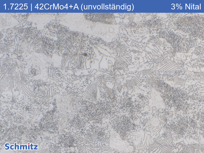 1.7225 | 42CrMo4 +A Unvollständiges Weichglühgefüge - 3