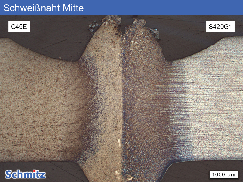 1.1191 | C45E –Reibschweißverbindung– 1.8830 | S420G1+M - 04