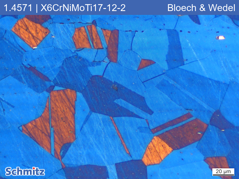 1.4571 | X6CrNiMoTi17-12-2 Color etching - 04