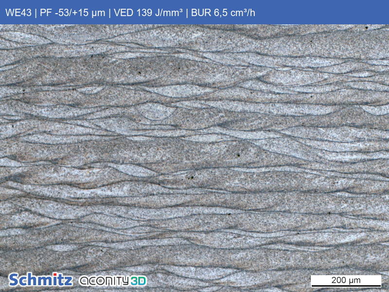 WE43 | PF -53/+15 µm | VED 139 J/mm³ | BUR 6,5 cm³/h - 03