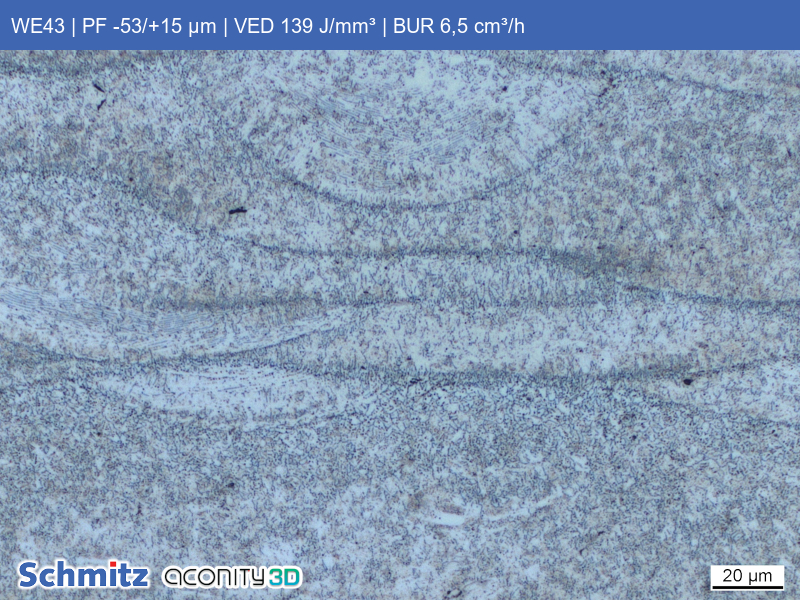 WE43 | PF -53/+15 µm | VED 139 J/mm³ | BUR 6,5 cm³/h - 05