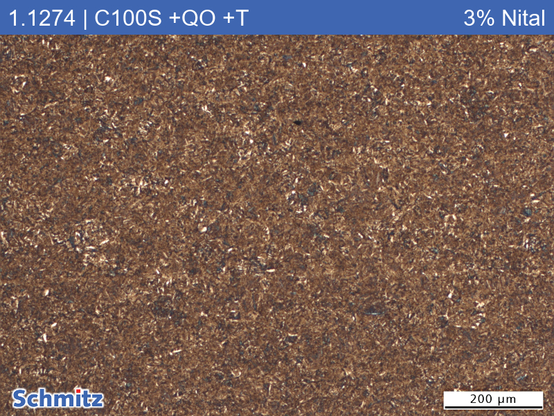 1.1274 | C100S +QO +T Gehärtet und angelassen (Abschreckmittel: Öl) - 01