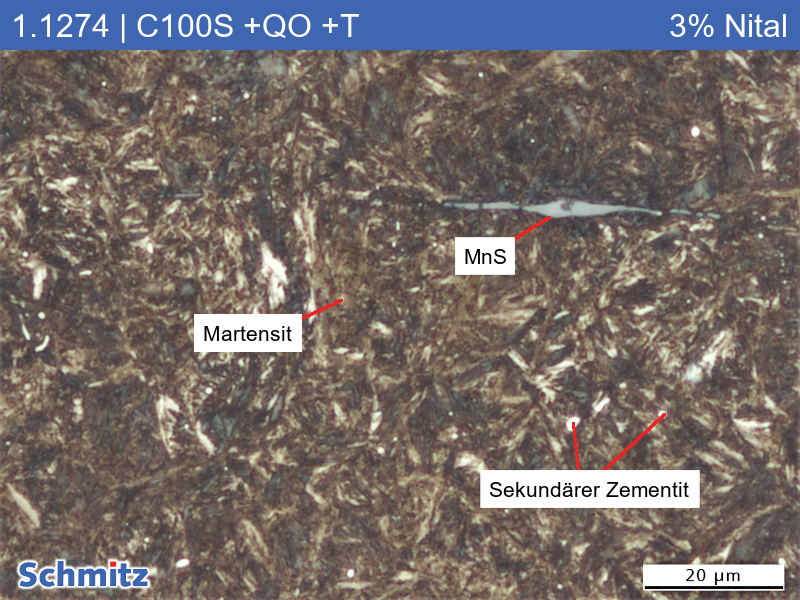 1.1274 | C100S +QO +T Gehärtet und angelassen (Abschreckmittel: Öl) - 04