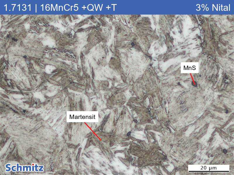 1.7131 | 16MnCr5 +QW +T Gehärtet und angelassen (Abschreckmittel: Wasser) - 04