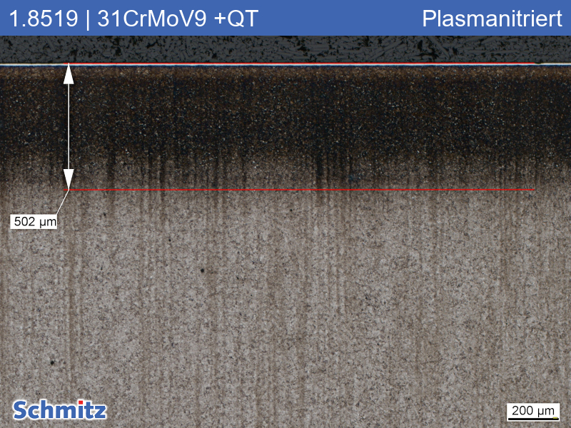 1.8519 | 31CrMoV9 +QT Long-term plasma-nitrided - 15