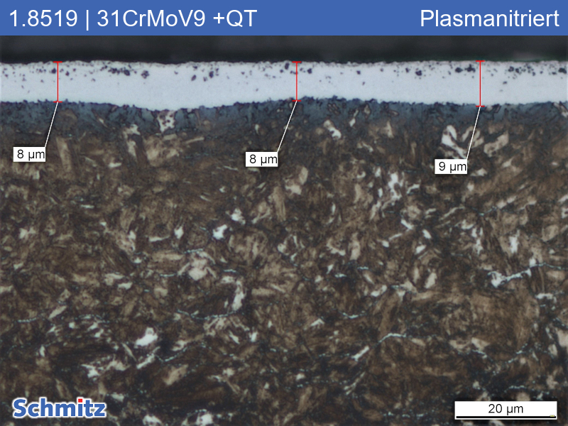 1.8519 | 31CrMoV9 +QT Langzeit-Plasmanitriert - 16