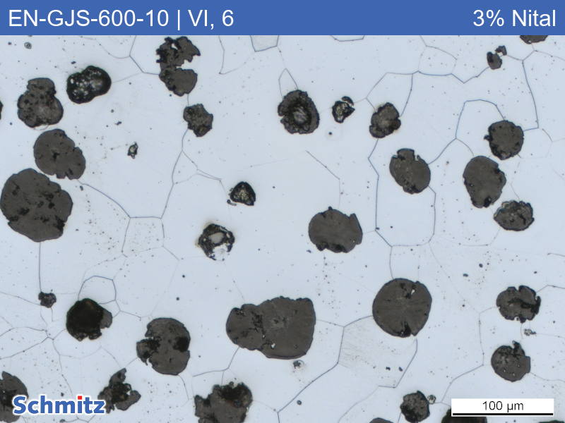 EN-GJS-600-10 | 5.3110 Graphite classification and fracture appearance in tensile tests - 07