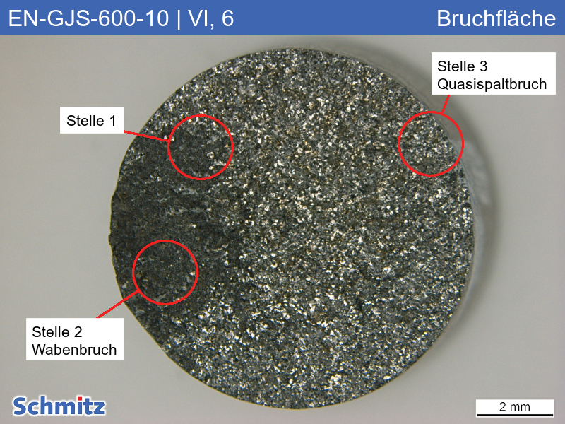 EN-GJS-600-10 | 5.3110 Graphite classification and fracture appearance in tensile tests - 09