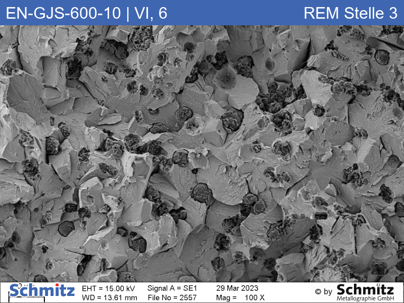 EN-GJS-600-10 | 5.3110 Graphite classification and fracture appearance in tensile tests - 16