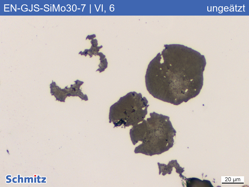 EN-GJS-SiMo30-7 | 5.3112 Graphite classification and fracture appearance in tensile test - 04