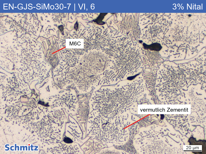 EN-GJS-SiMo30-7 | 5.3112 Graphite classification and fracture appearance in tensile test - 07