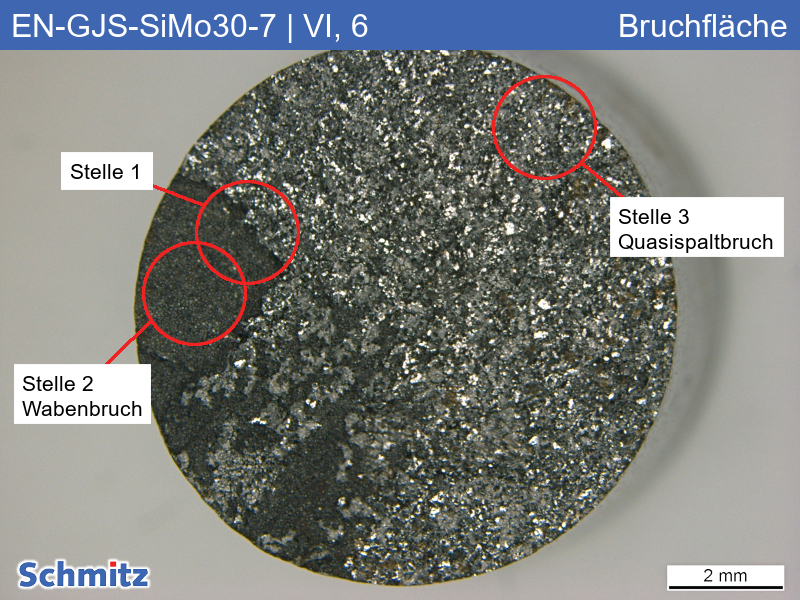 EN-GJS-SiMo30-7 | 5.3112 Graphite classification and fracture appearance in tensile test - 08