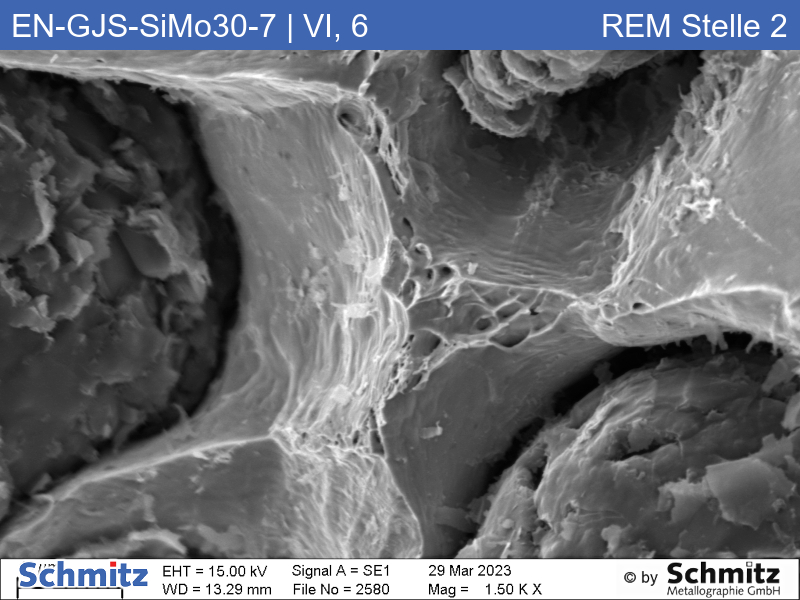 EN-GJS-SiMo30-7 | 5.3112 Graphite classification and fracture appearance in tensile test - 13