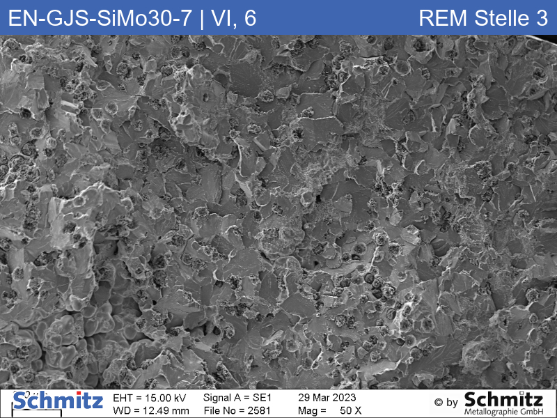EN-GJS-SiMo30-7 | 5.3112 Graphitklassifizierung und Bruchaussehen im Zugversuch - 14