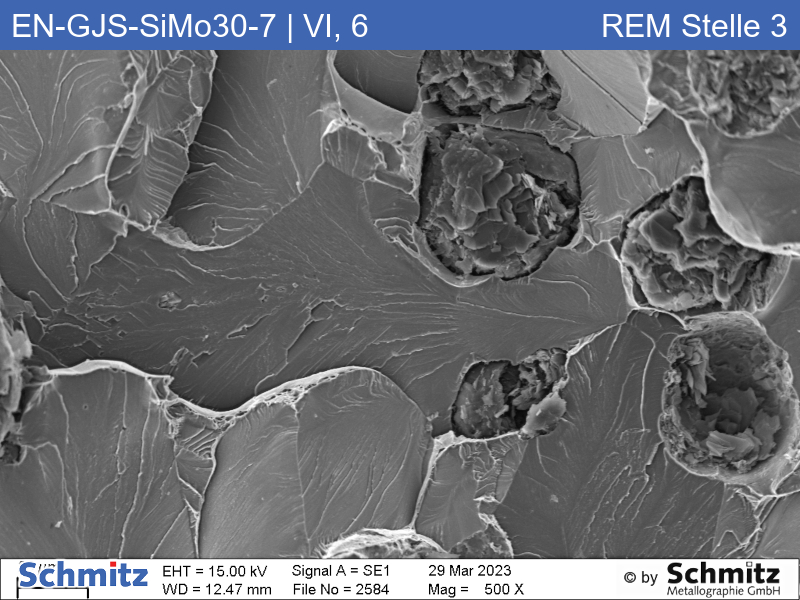 EN-GJS-SiMo30-7 | 5.3112 Graphite classification and fracture appearance in tensile test - 15
