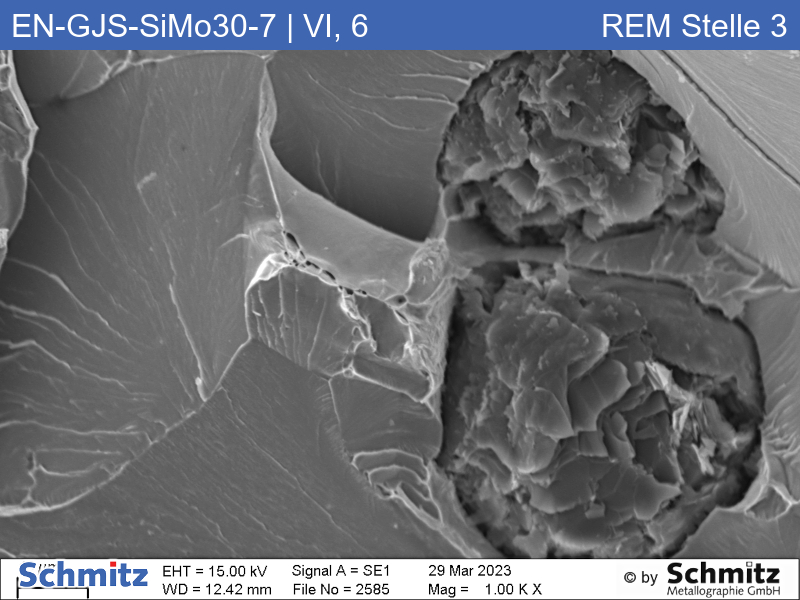 EN-GJS-SiMo30-7 | 5.3112 Graphite classification and fracture appearance in tensile test - 16
