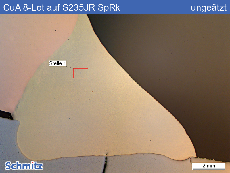 CuAl8 solder on S235JR, liquid metal induced stress corrosion cracking - 05