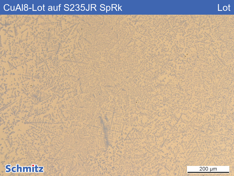 CuAl8-Lot auf S235JR, flüssigmetallinduzierte Spannungsrisskorrosion - 07