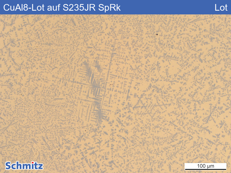 CuAl8-Lot auf S235JR, flüssigmetallinduzierte Spannungsrisskorrosion - 08