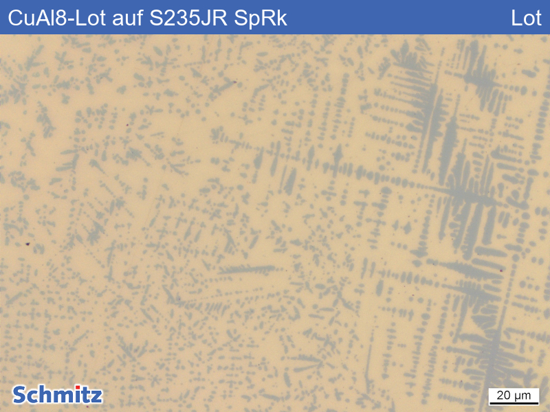 CuAl8-Lot auf S235JR, flüssigmetallinduzierte Spannungsrisskorrosion - 09