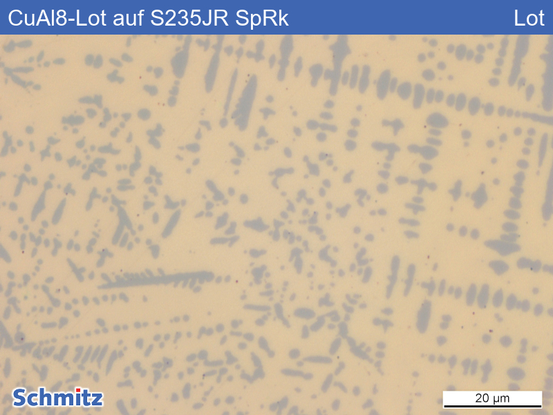 CuAl8-Lot auf S235JR, flüssigmetallinduzierte Spannungsrisskorrosion - 10