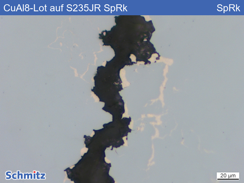 CuAl8 solder on S235JR, liquid metal induced stress corrosion cracking - 14