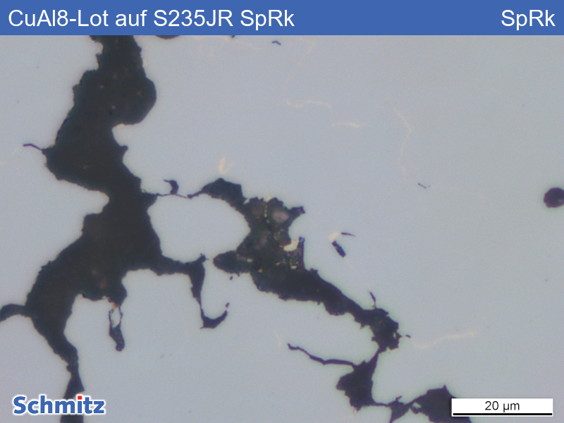 CuAl8-Lot auf S235JR, flüssigmetallinduzierte Spannungsrisskorrosion - 17