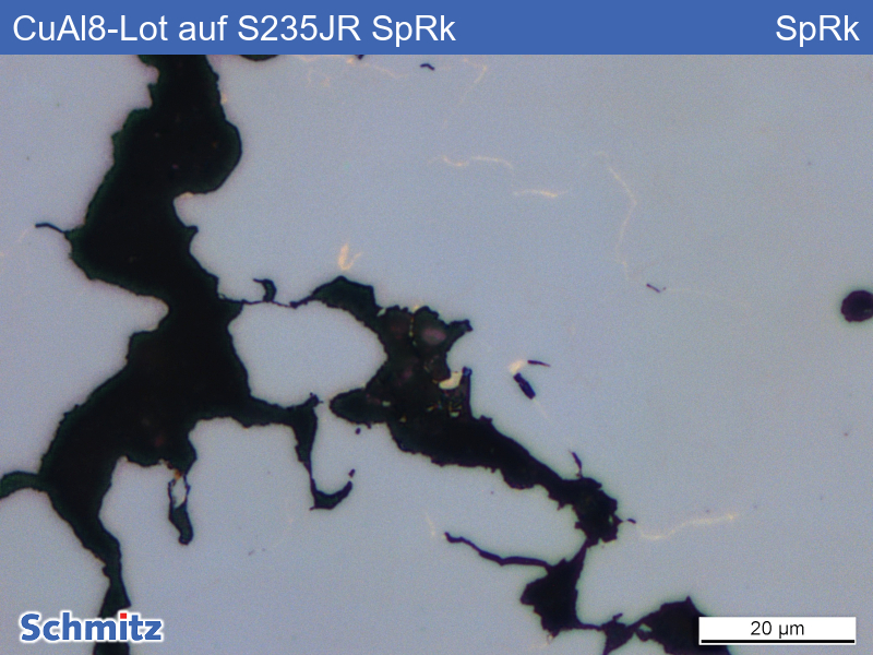 CuAl8-Lot auf S235JR, flüssigmetallinduzierte Spannungsrisskorrosion - 18