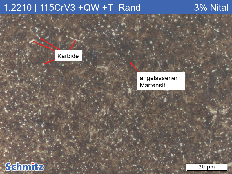 1.2210 | 115CrV3 +QO +T Gehärtet und angelassen (Abschreckmittel: Wasser) - 04