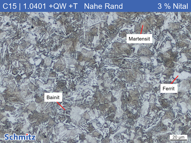 C15 | 1.0401 +QW +T Hardened and tempered (quenchant: water) - 10