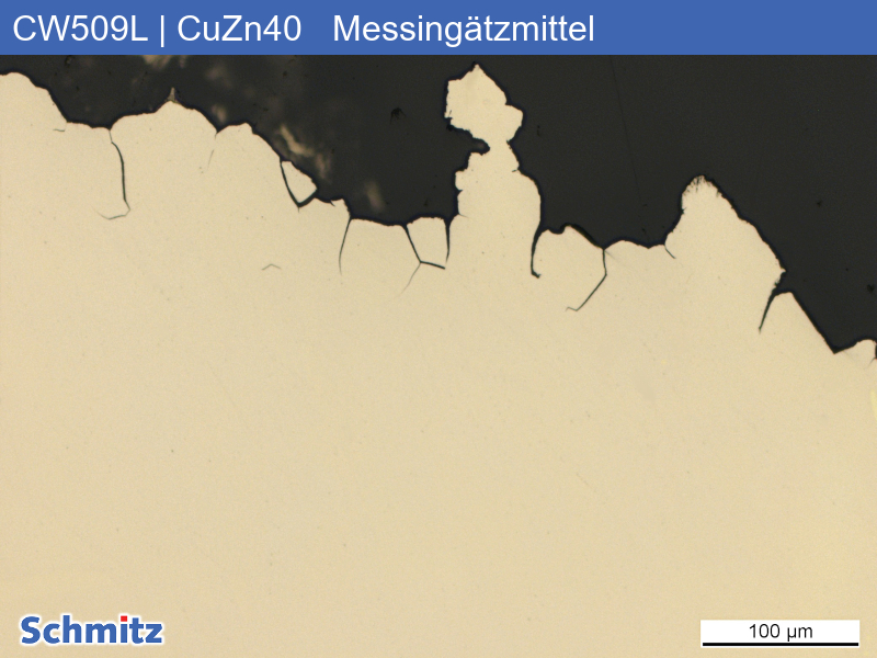 CW509L | CuZn40 Spannungsrisskorrosion in Alpha-Messing - 01