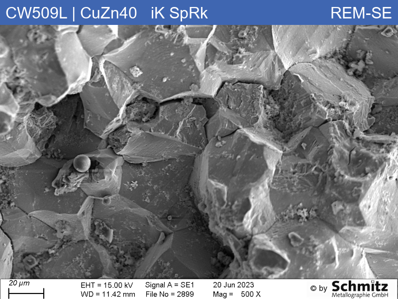 CW509L | CuZn40 Stress corrosion cracking in alpha brass - 07