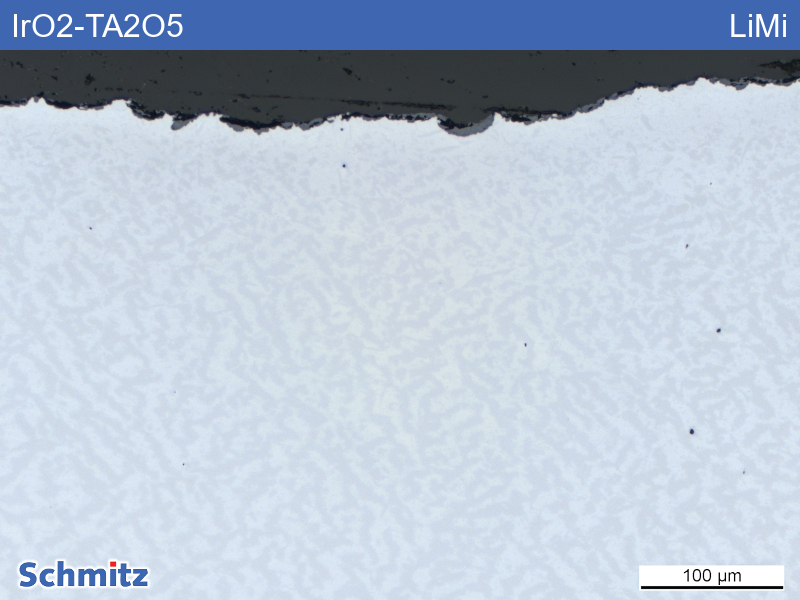 Ir-MMO coatings on titanium anodes - 1