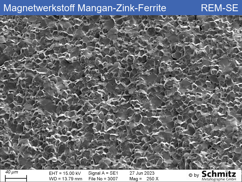 Magnetwerkstoff Mangan-Zink-Ferrite (MnZn+Fe2O4) - 01