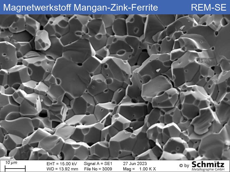 Magnetwerkstoff Mangan-Zink-Ferrite (MnZn+Fe2O4) - 03
