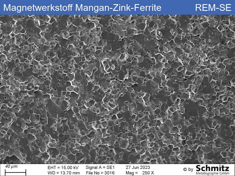 Magnetwerkstoff Mangan-Zink-Ferrite (MnZn+Fe2O4) - 07