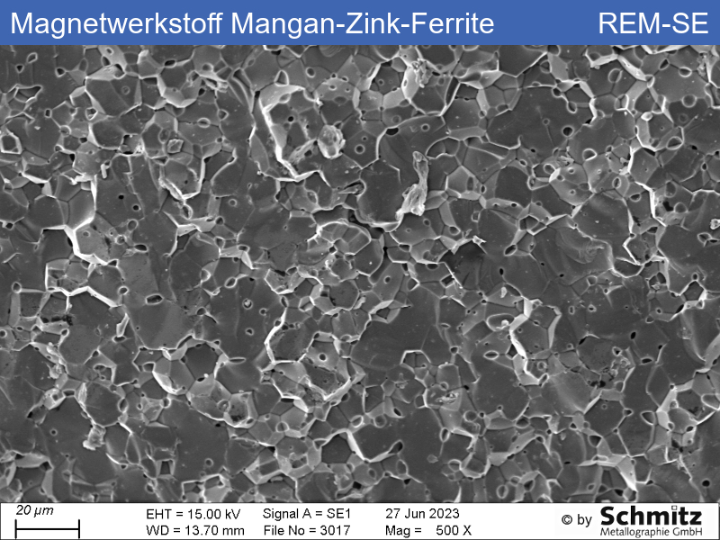 Magnetwerkstoff Mangan-Zink-Ferrite (MnZn+Fe2O4) - 08