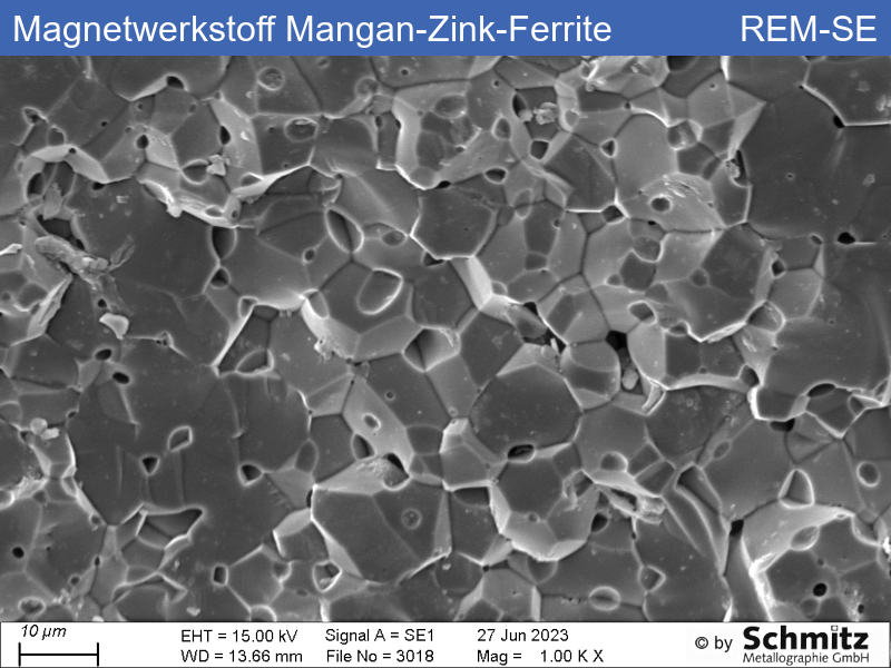 Magnetwerkstoff Mangan-Zink-Ferrite (MnZn+Fe2O4) - 09