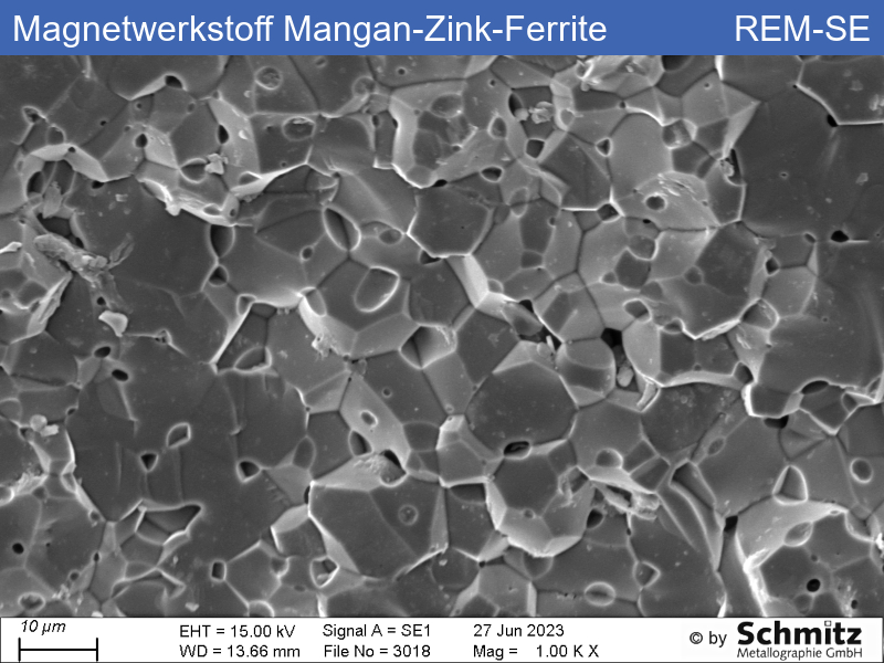 Magnetic material Manganese-zinc ferrites (MnZn+Fe2O4) - 09