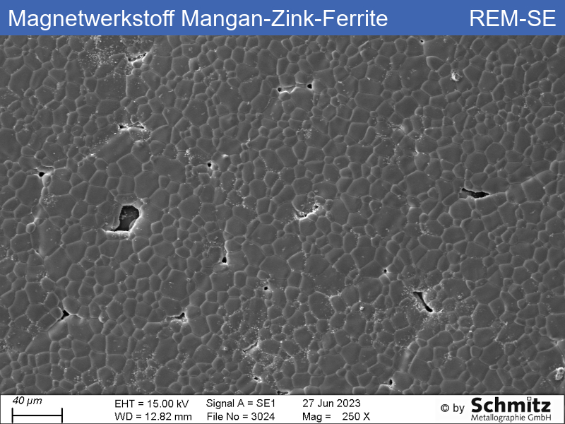 Magnetwerkstoff Mangan-Zink-Ferrite (MnZn+Fe2O4) - 12