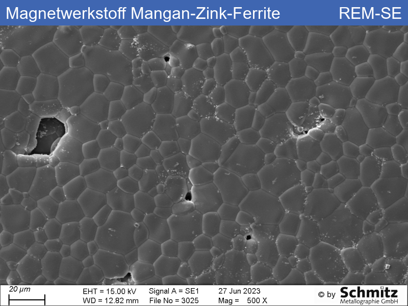 Magnetwerkstoff Mangan-Zink-Ferrite (MnZn+Fe2O4) - 13