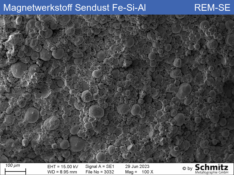 Magnetic material Sendust Fe-Si-Al - 01