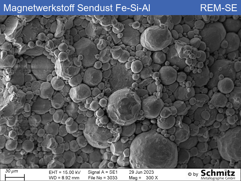 Magnetwerkstoff Sendust Fe-Si-Al - 02
