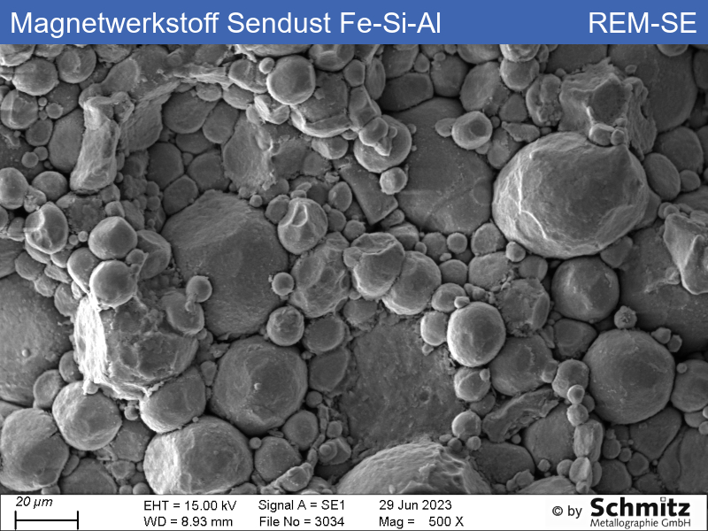 Magnetic material Sendust Fe-Si-Al - 03