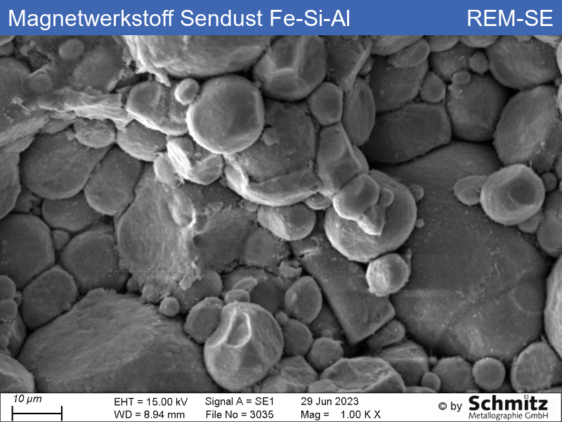 Magnetic material Sendust Fe-Si-Al - 04